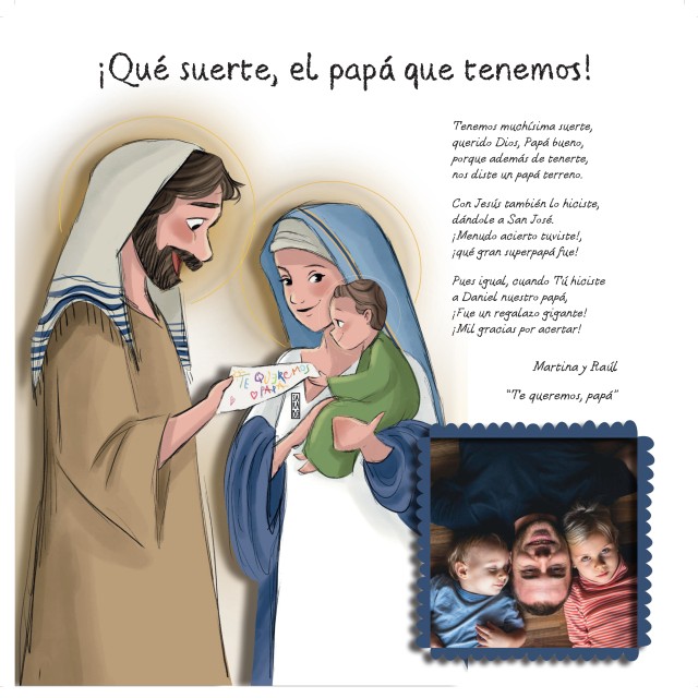 Regalo personalizado de Sara BG para padres, Sagrada Familia 